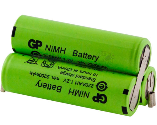 Praseodimio en baterías recargable de NiMH